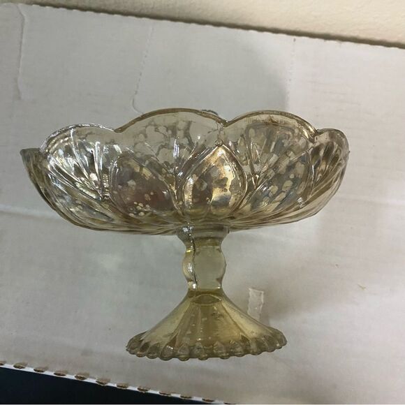 Accent Decor Gold mercury Carraway Pedestal Dish Flower Vase Wedding Centerpiec - Picture 6 of 9